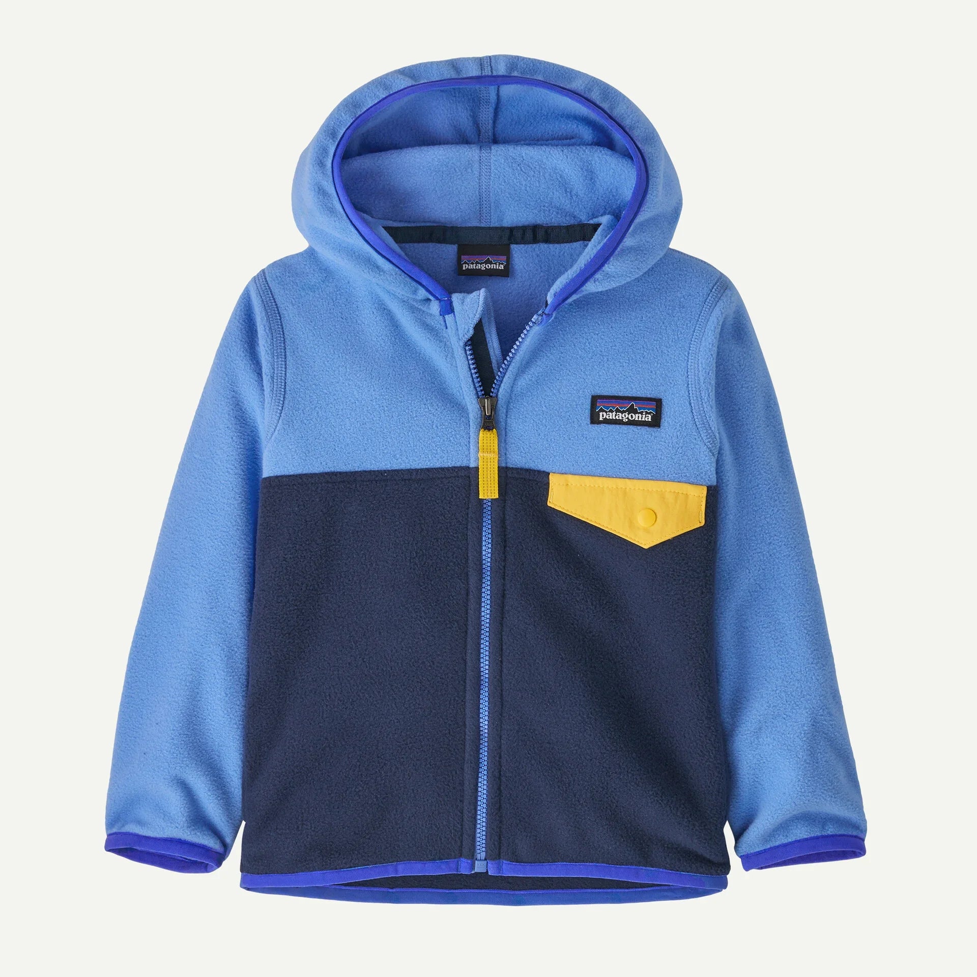 Patagonia Baby Micro D™ Snap-T® Fleece Jacket New Navy w/Abundant Blue - Freedom To Explore