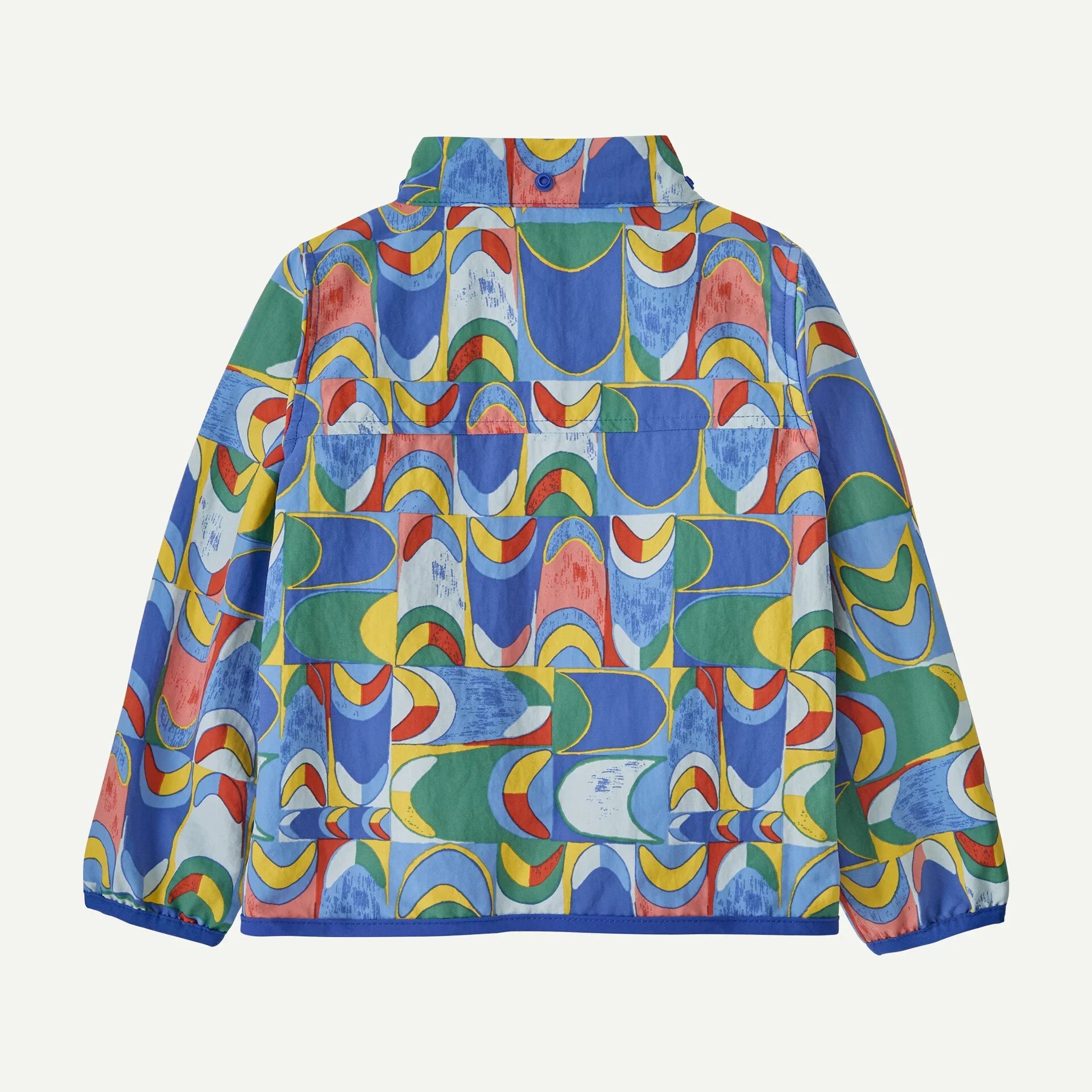 Patagonia Baby Baggies™ Windbreaker Jacket Swallowtail Geo: Eddy Blue - Freedom To Explore