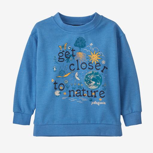 Patagonia Baby LW Crew Sweatshirt Grow Closer Blue Bird