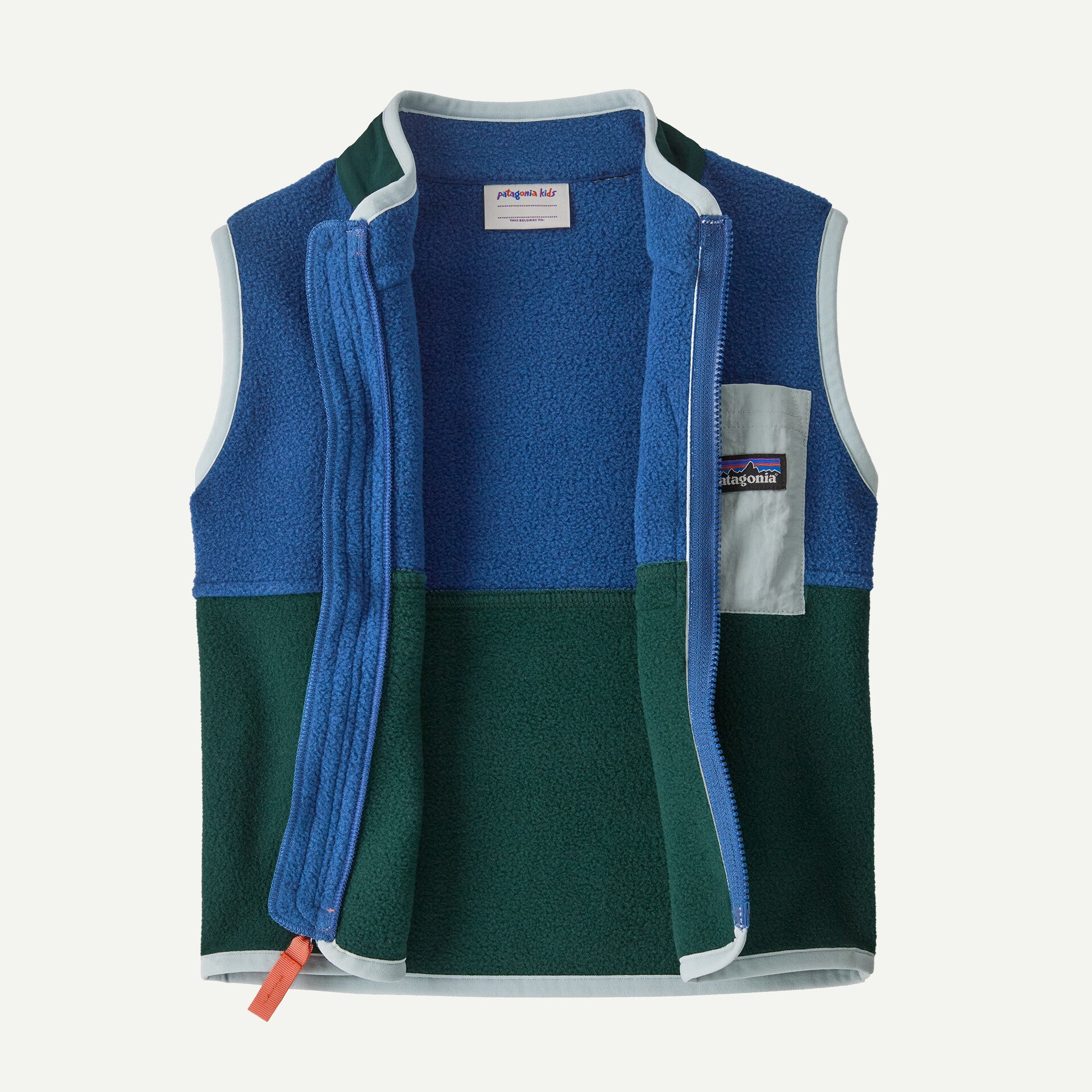 Patagonia Baby Synchilla® Fleece Vest Clement Blue