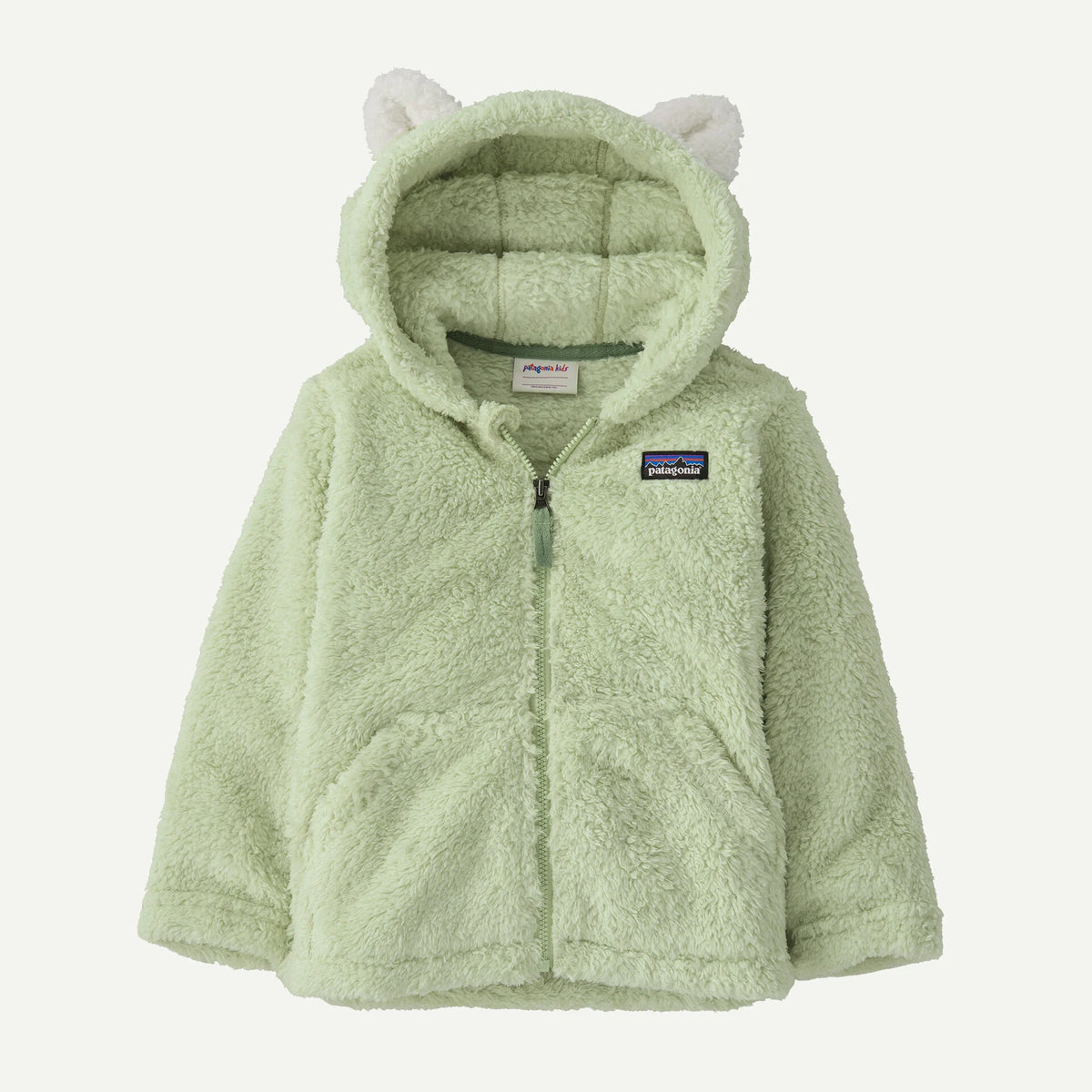 Patagonia Baby Furry Friends Fleece Hoody Lichen Green