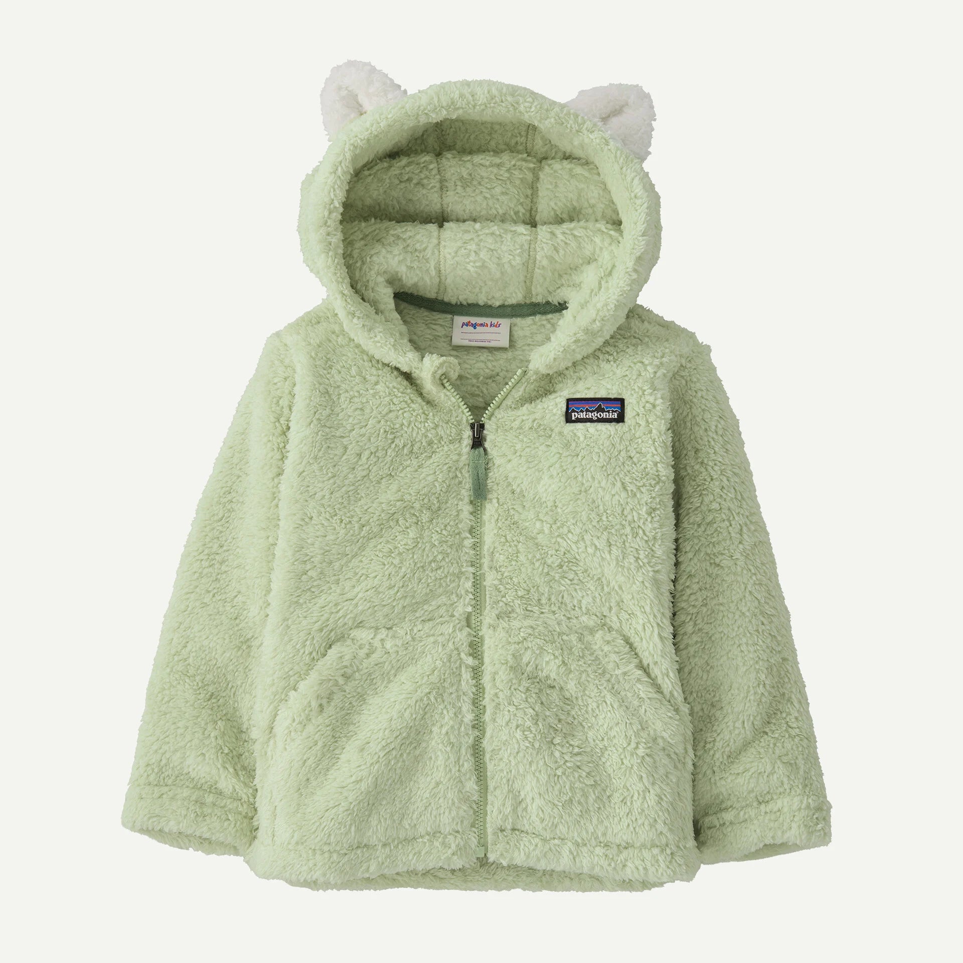 Patagonia Baby Furry Friends Fleece Hoody Lichen Green