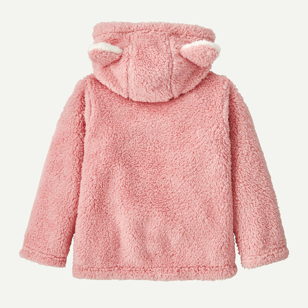 Patagonia Baby Furry Friends Fleece Hoody Mallow Pink