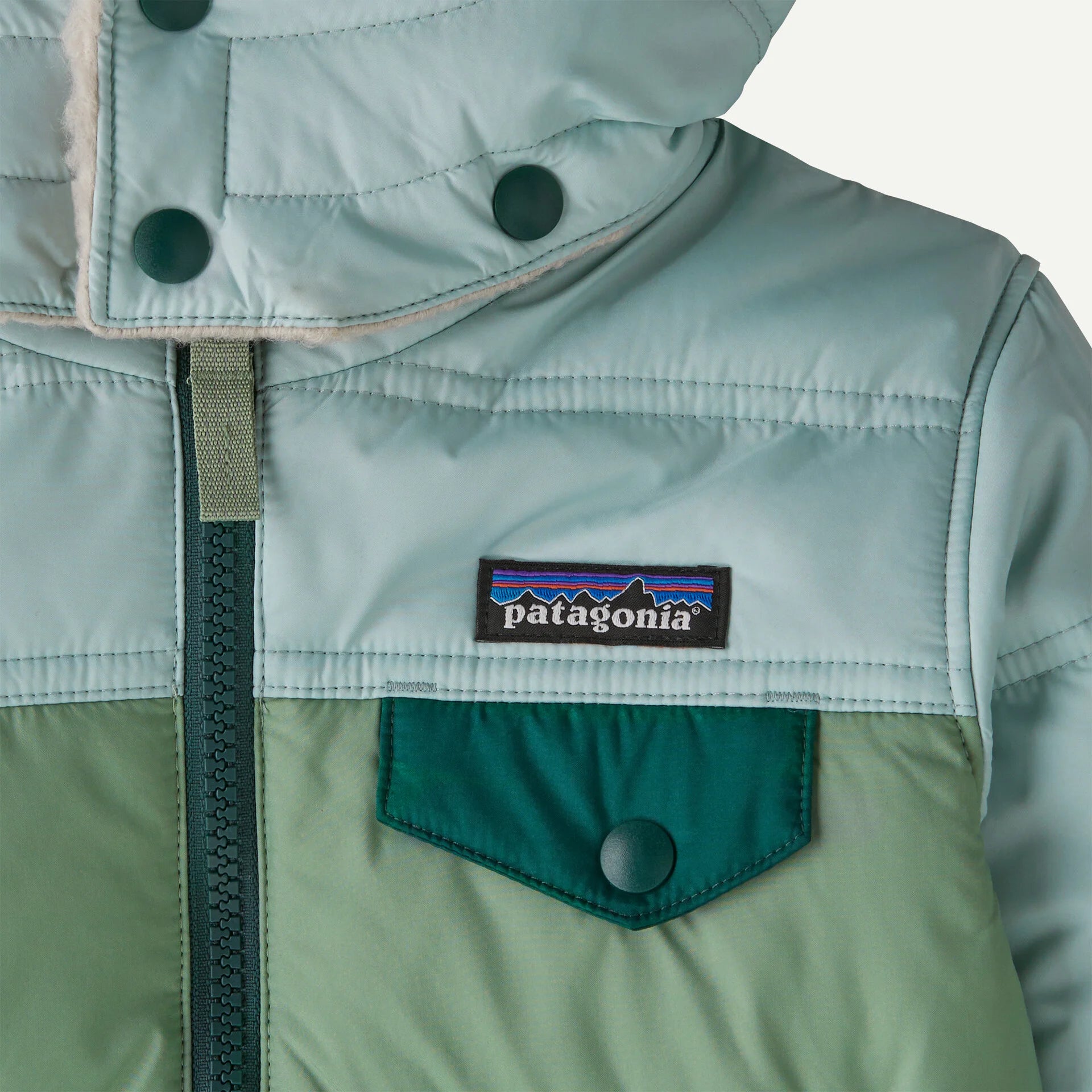 Patagonia Baby Reversible Tribbles Elwood Green
