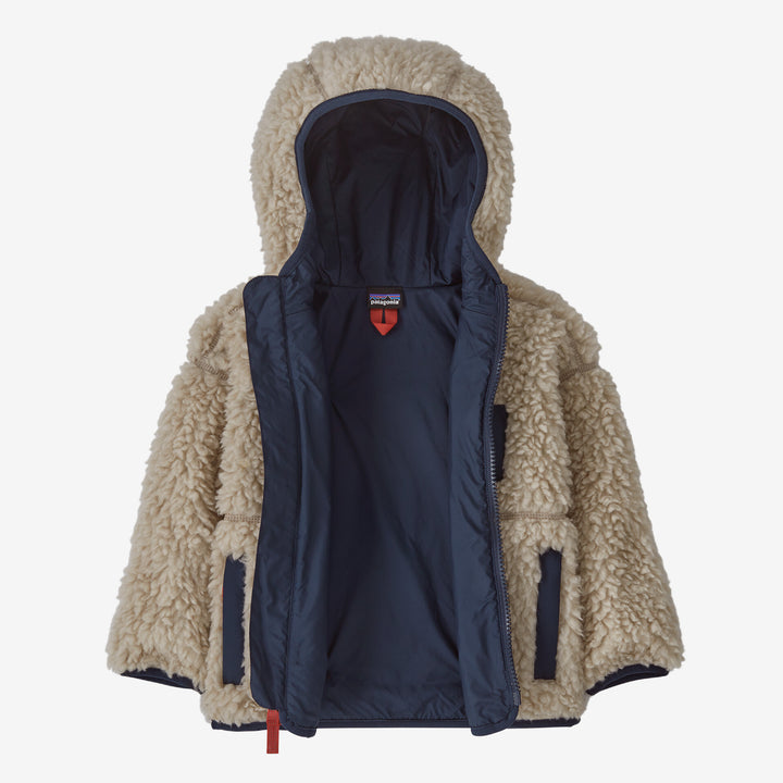 Patagonia Baby Retro-X® Fleece Hoody Natural With New Navy