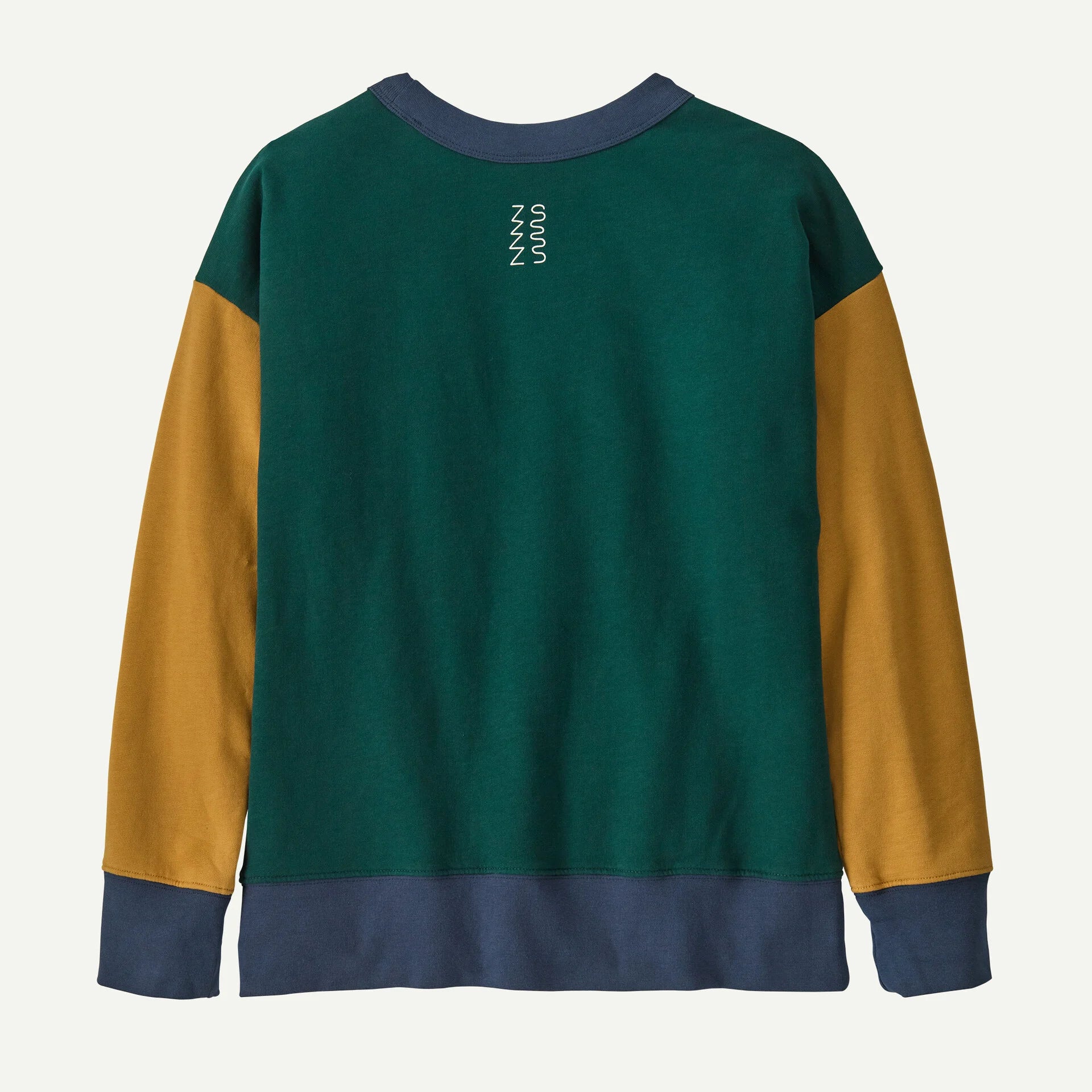 Patagonia Kids' Crewneck Sweatshirt Driftways Patch : Cascade Green