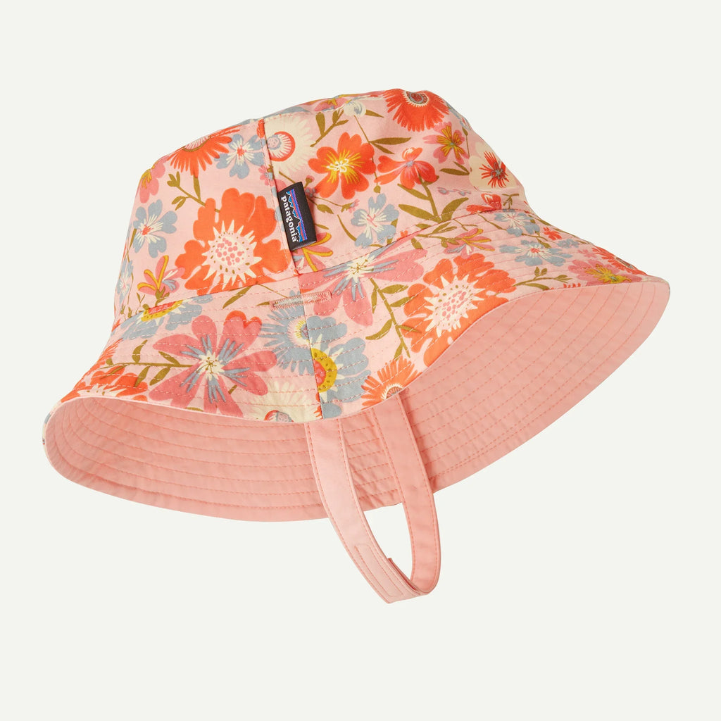 Patagonia Baby Sun Bucket Hat Way Back:Sunlit Pink - Freedom To Explore