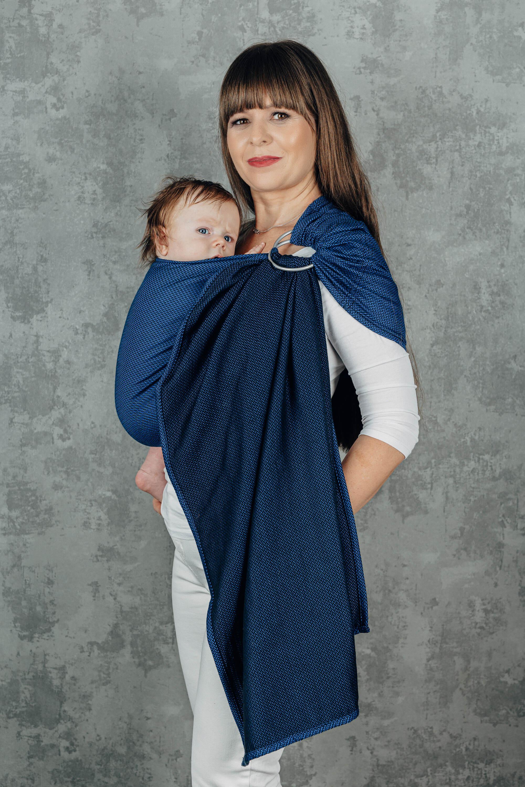LennyLamb Ring Sling With Gathered Shoulder Cobalt
