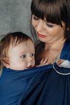 LennyLamb Ring Sling With Gathered Shoulder Cobalt