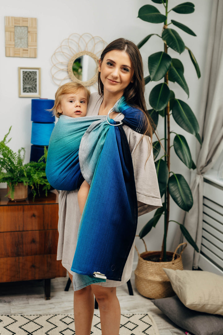 LennyLamb Ring Sling With Gathered Shoulder Airglow