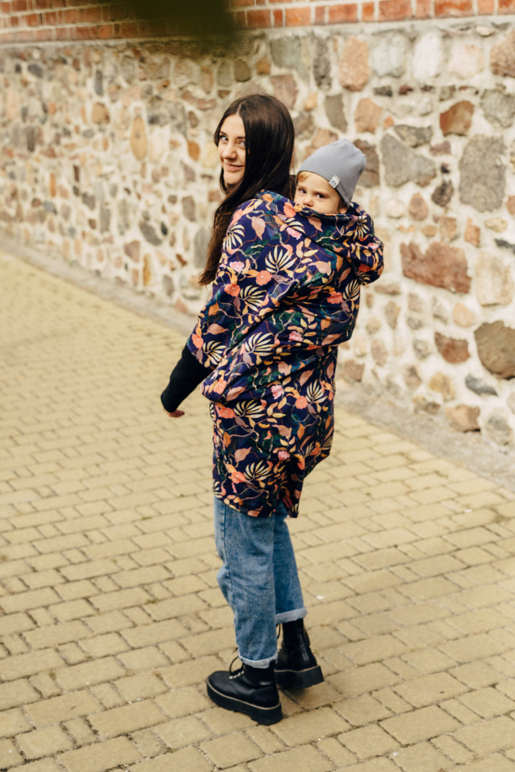 LennyLamb Asymmetrical Hoodie | Vintage Flowers