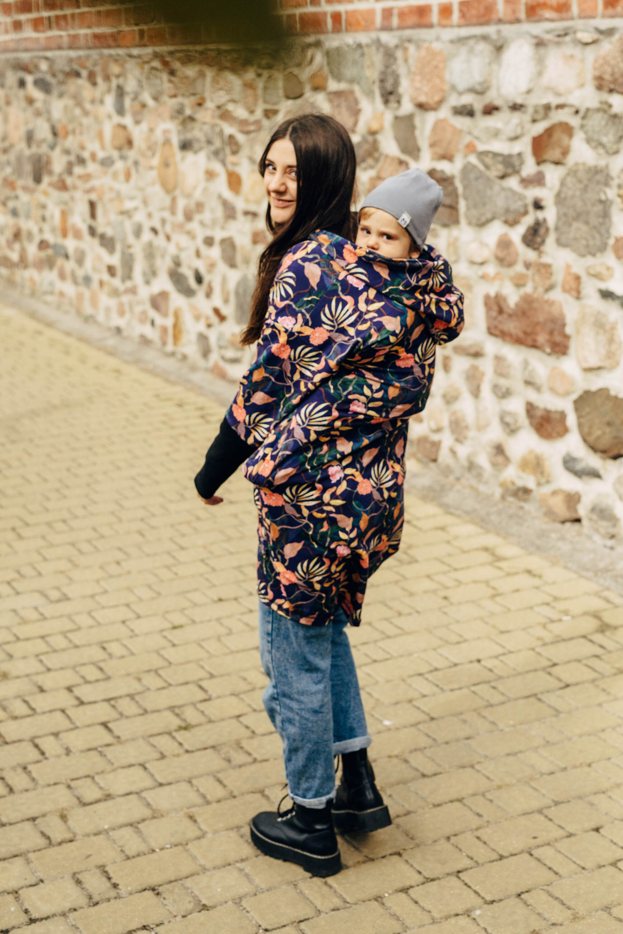LennyLamb Asymmetrical Hoodie | Vintage Flowers