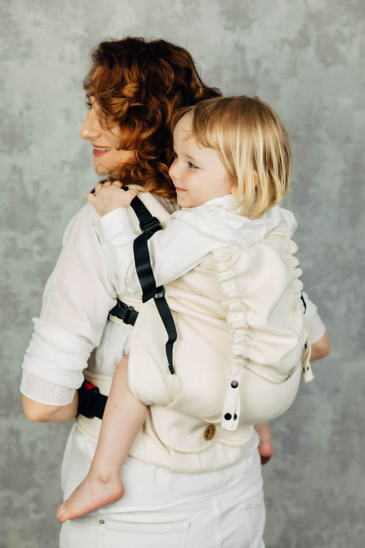 LennyLamb Preschool Carrier Little Herringbone Luce