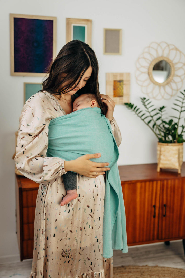 LennyLamb Ring Sling With Gathered Shoulder Agave