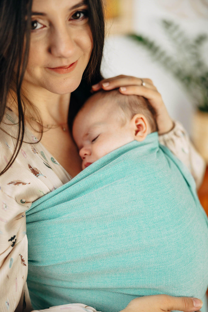 LennyLamb Ring Sling With Gathered Shoulder Agave