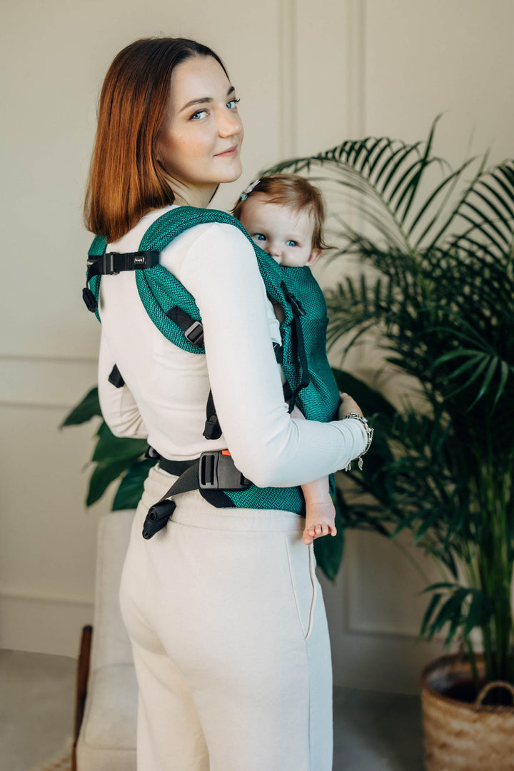 LennyLamb LennyLight Babywearing Carrier Emerald