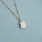 Pepper You - Marble White Shell Necklace