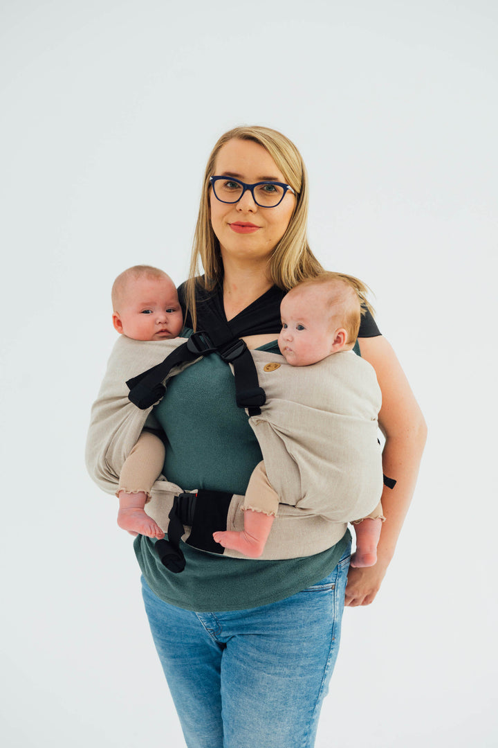 LennyLamb LennyTwin Baby Carrier Peanut Butter