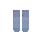 Stance Icon Pop Quarter Sock Stone Blue