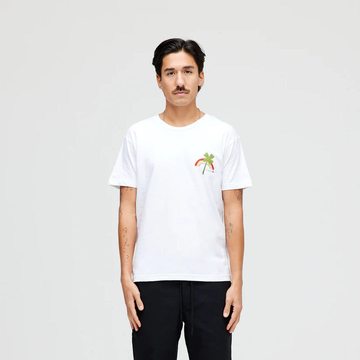 Stance Lucky Rainbow T-shirt White