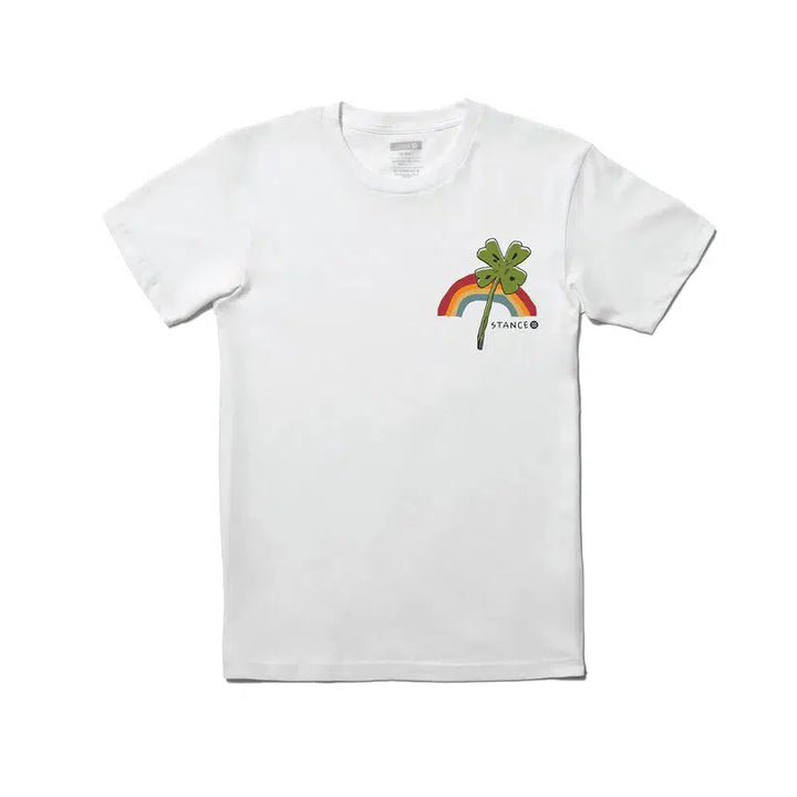 Stance Lucky Rainbow T-shirt White