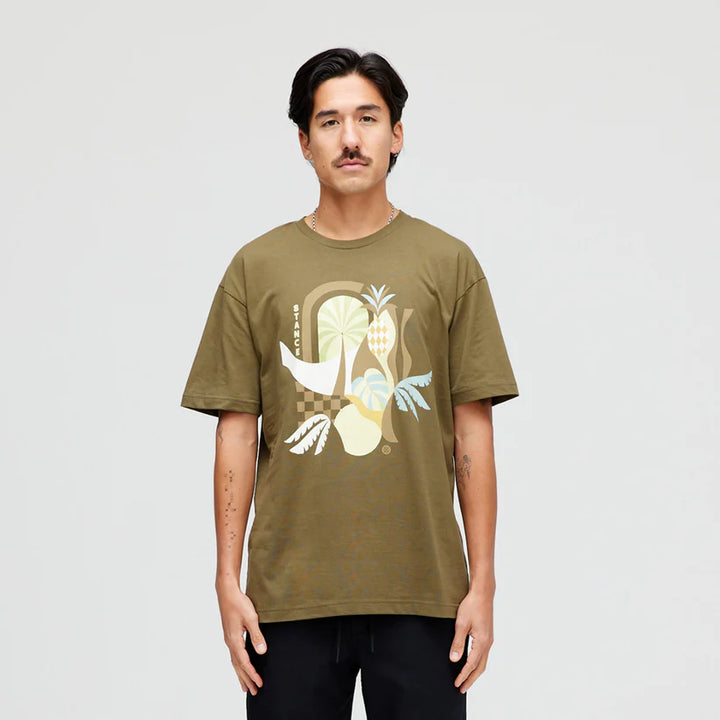 Stance Oasis T-shirt Military Green