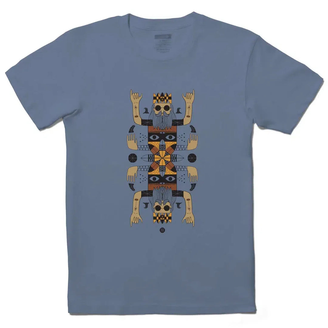 Stance Coastal Opposites T-shirt Stoneblue