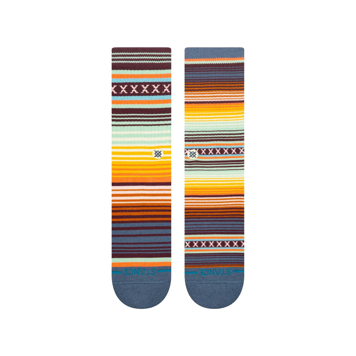 Stance Curren Crew Sock Sea Blue