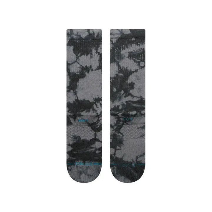 Stance NBA Logoman Dye Crew Sock Dark Grey