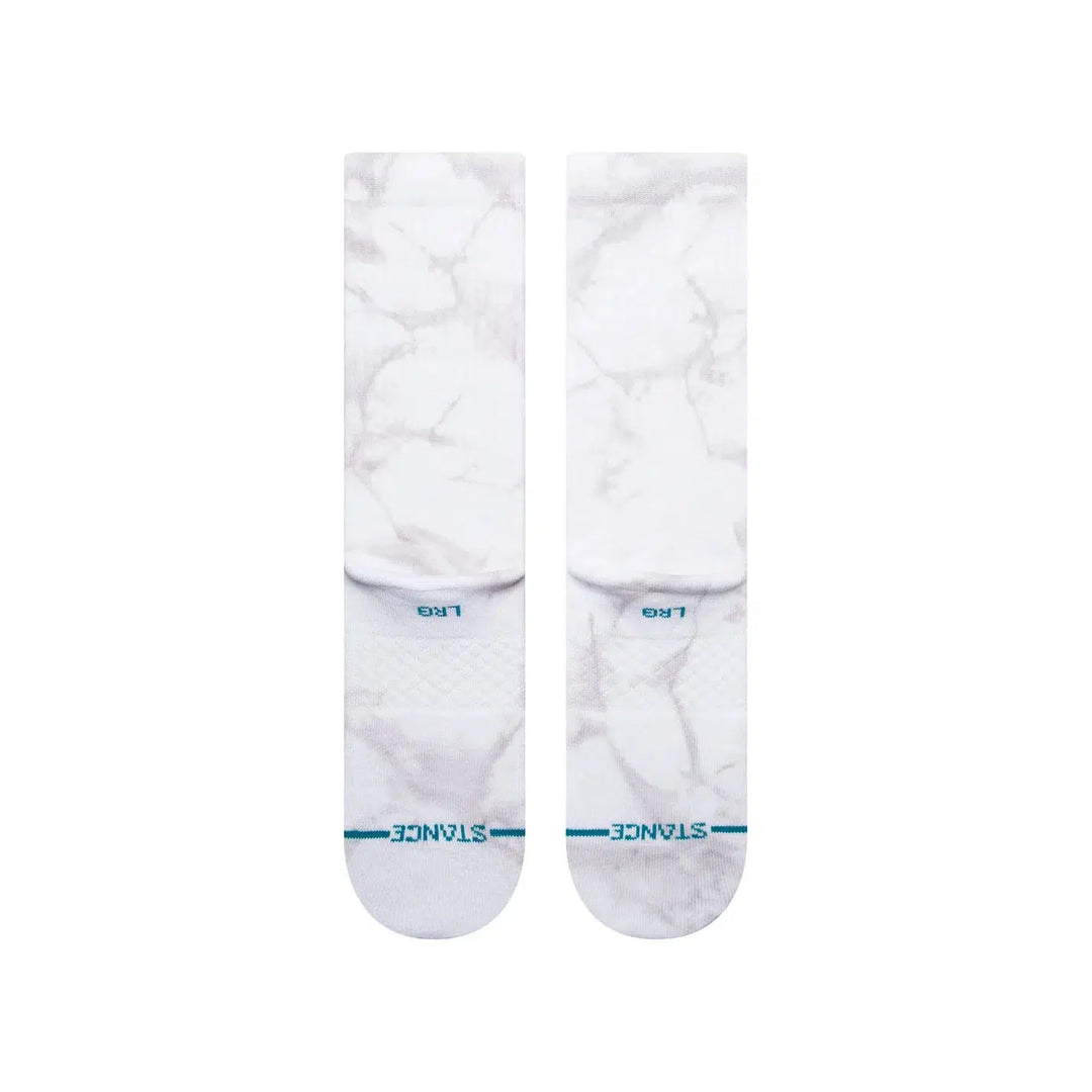 Stance NBA Logoman Dye Crew Sock Light Grey