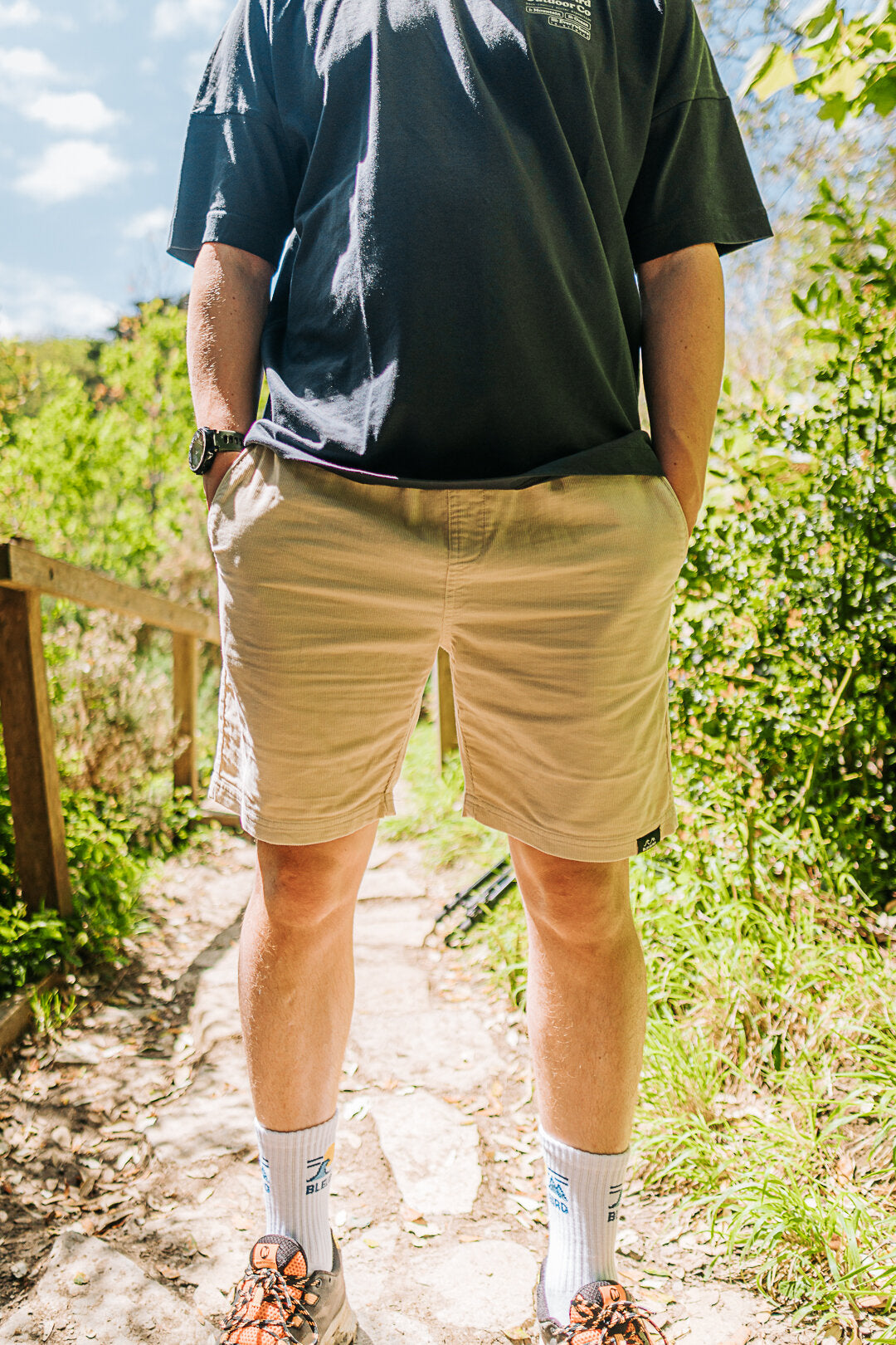 Bleubird Men's Corduroy Camino Shorts – Sand