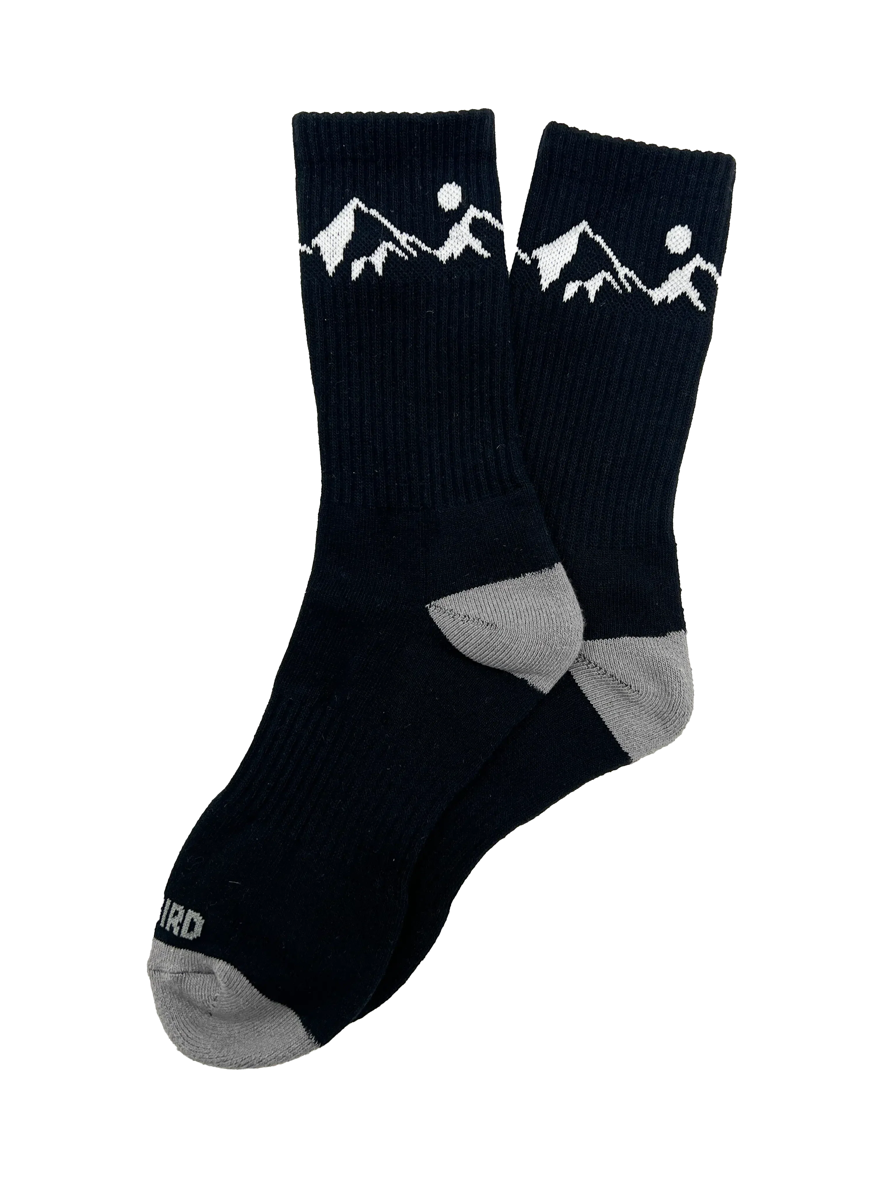 Bleubird Crew Socks Alpine Black