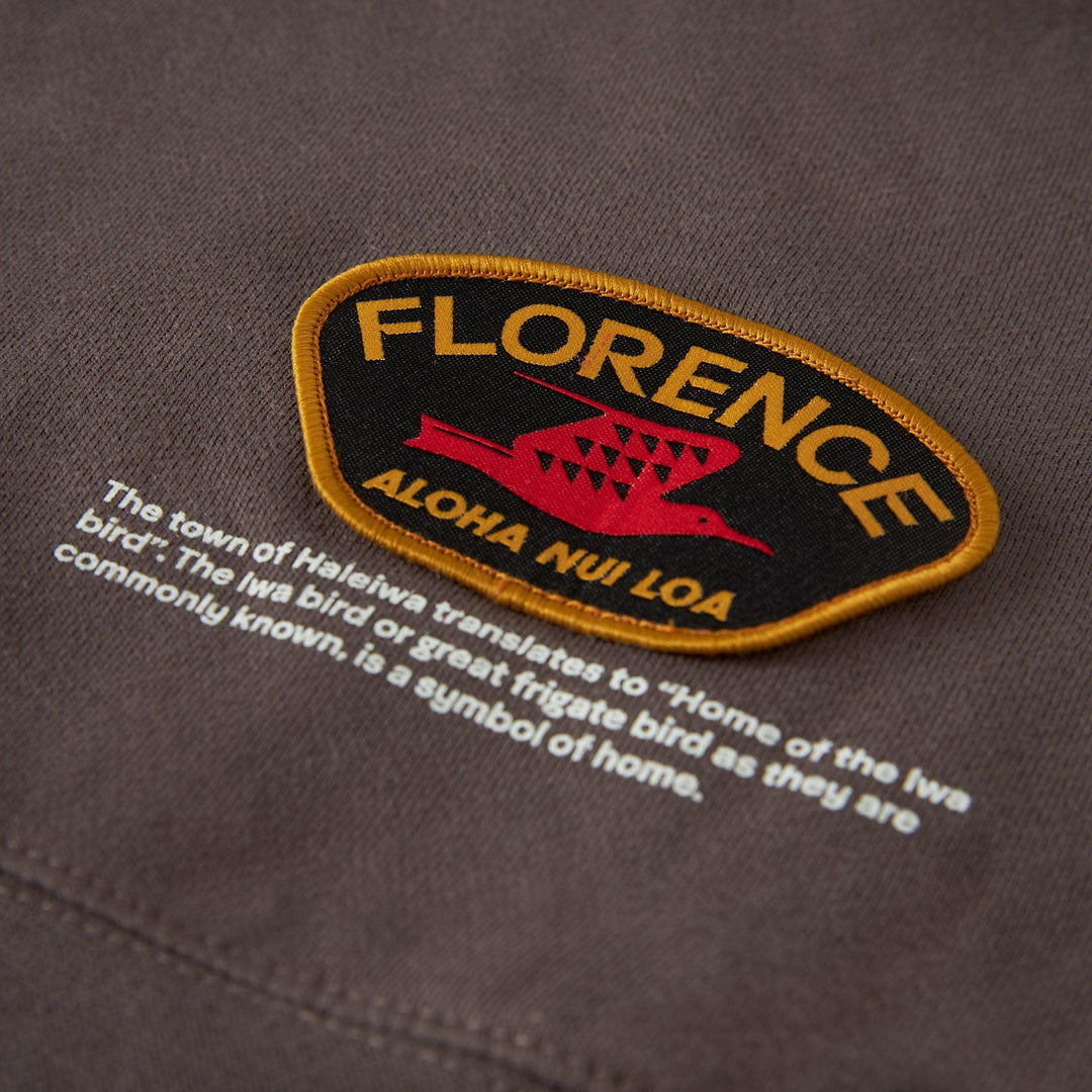 Florence Marine X IWA Hoodie Charcoal