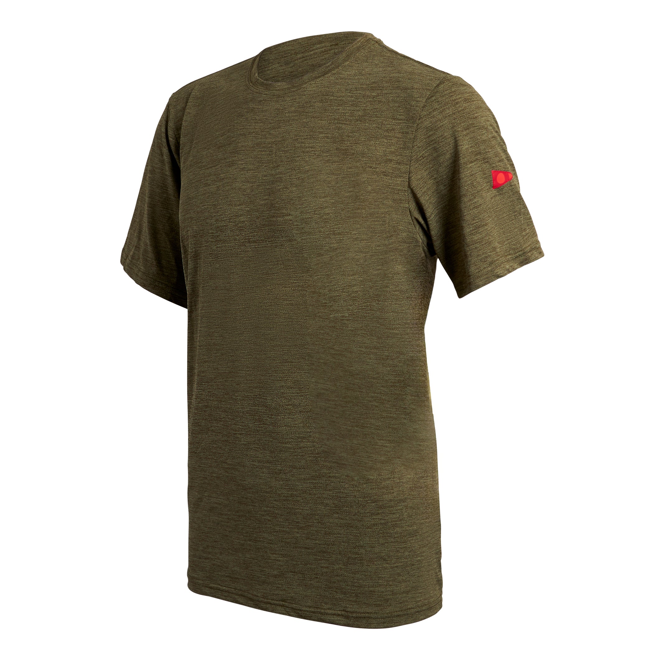 Florence Marine X Airtex Short Sleeve Shirt Heather Burnt Olive