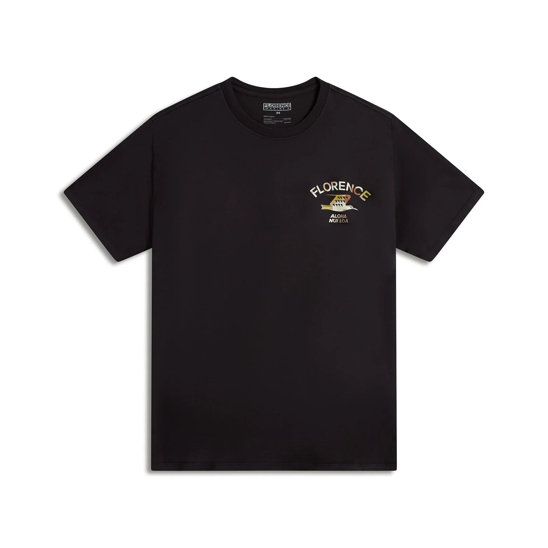 Florence Marine X Iwa Nui Loa T-shirt Black - Freedom To Explore