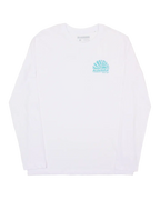 Bleubird Haze LS Tee - White