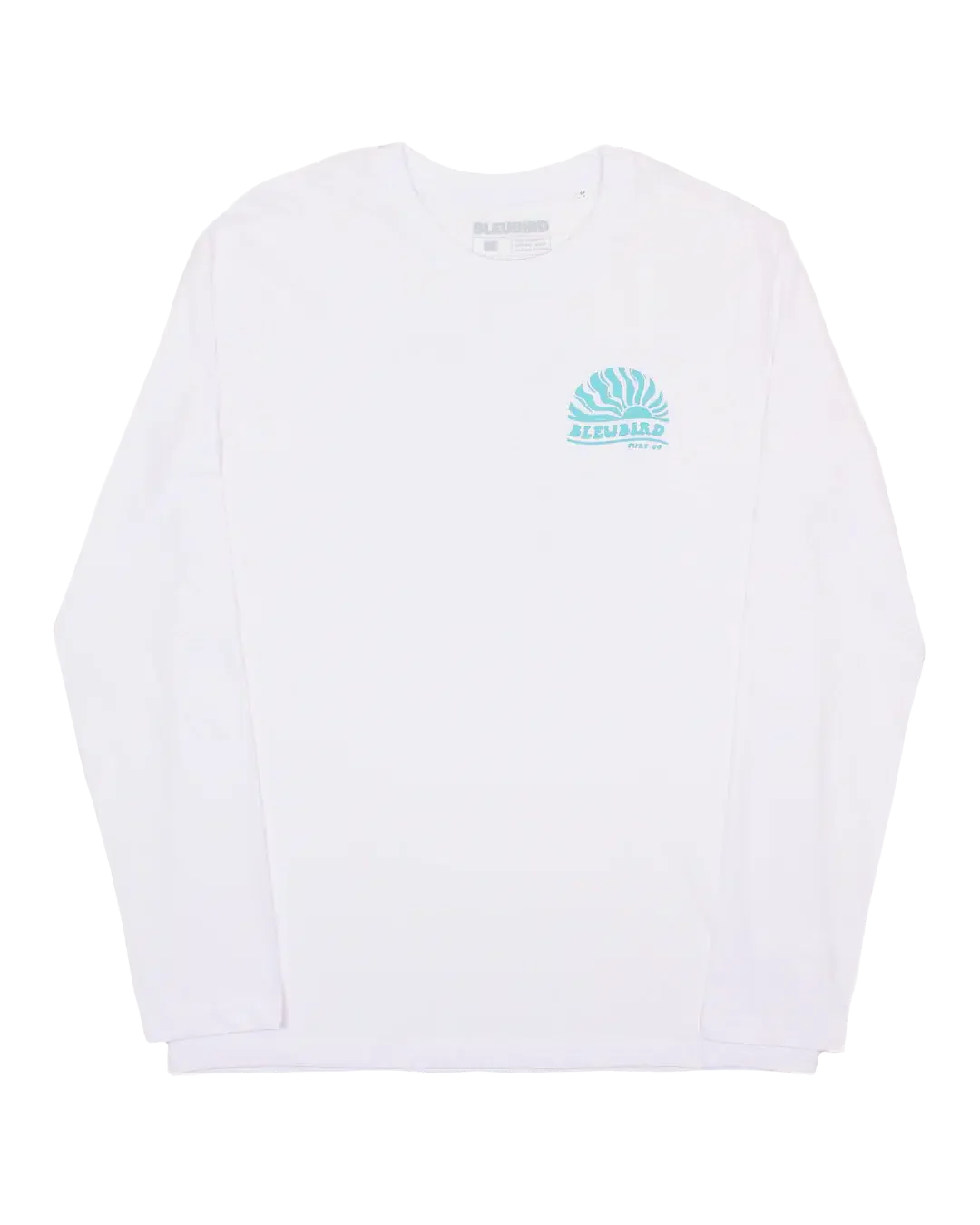 Bleubird Haze LS Tee - White