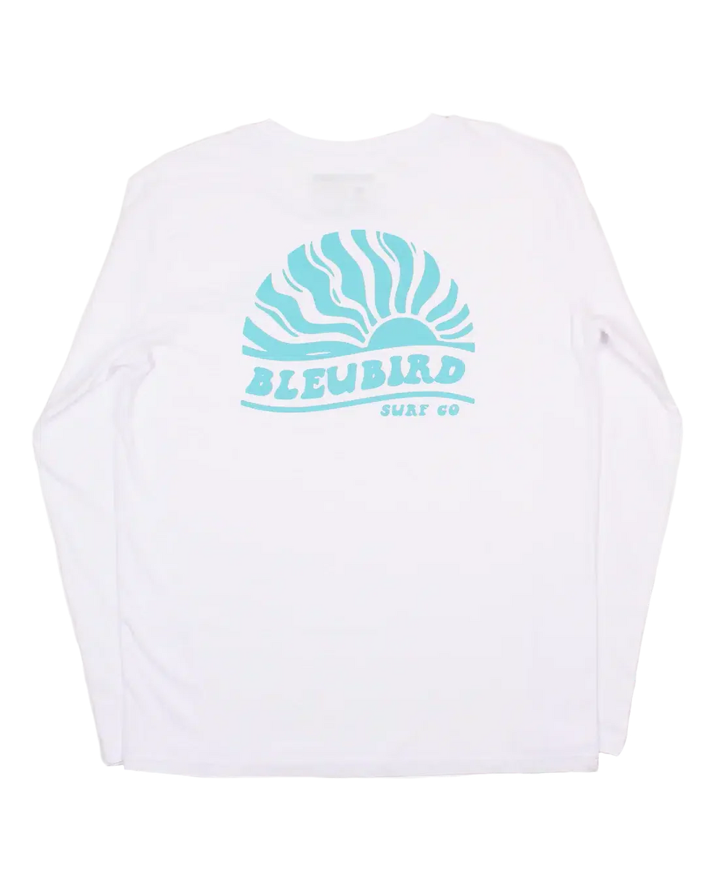 Bleubird Haze LS Tee - White