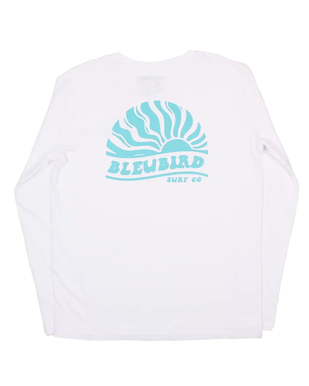 Bleubird Haze LS Tee - White