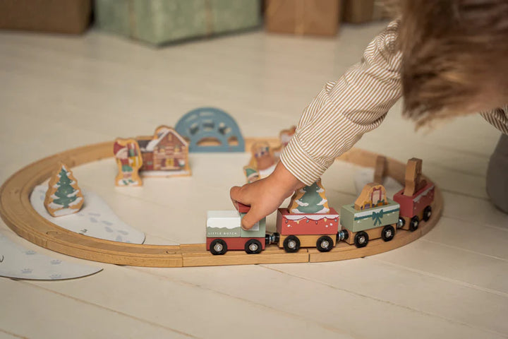Little Dutch Christmas Wooden Train Track