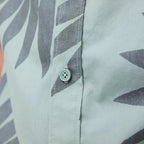 Stance Bales Button Up T-Shirt Seagreen
