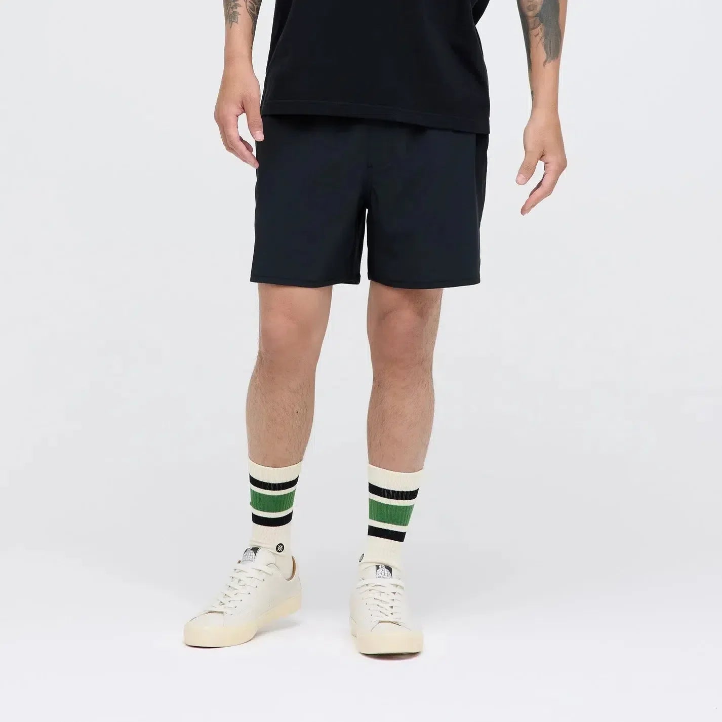 Stance Complex Hybrid Short 5" Black