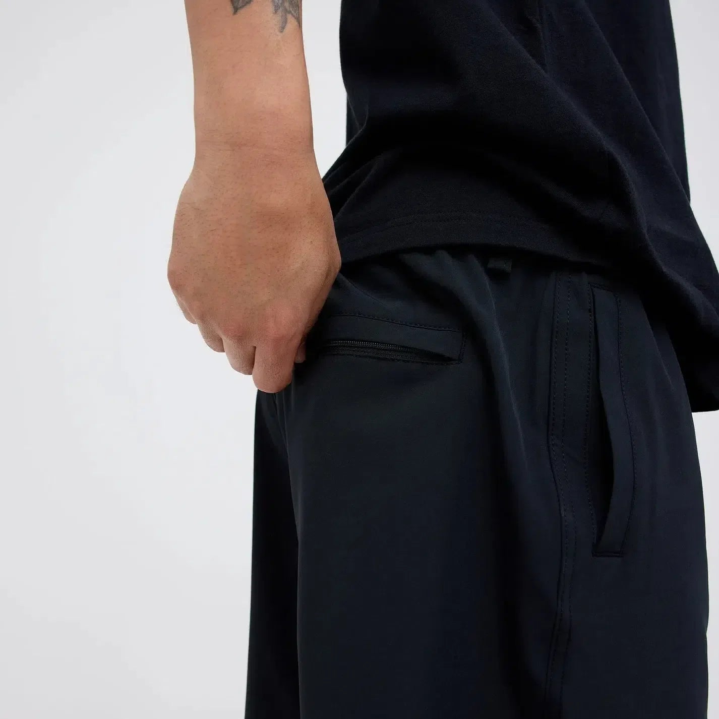 Stance Complex Hybrid Short 5" Black