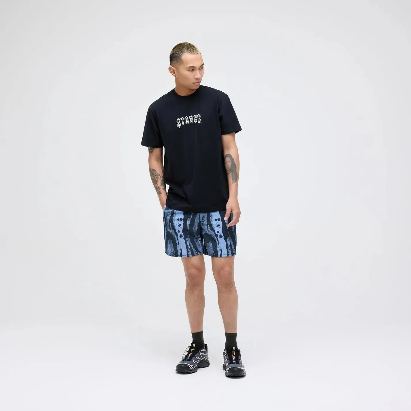 Stance Complex Hybrid Short 5" Stoneblue