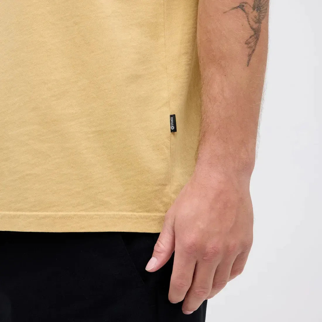Stance Studio Organic Cotton T-shirt Khaki