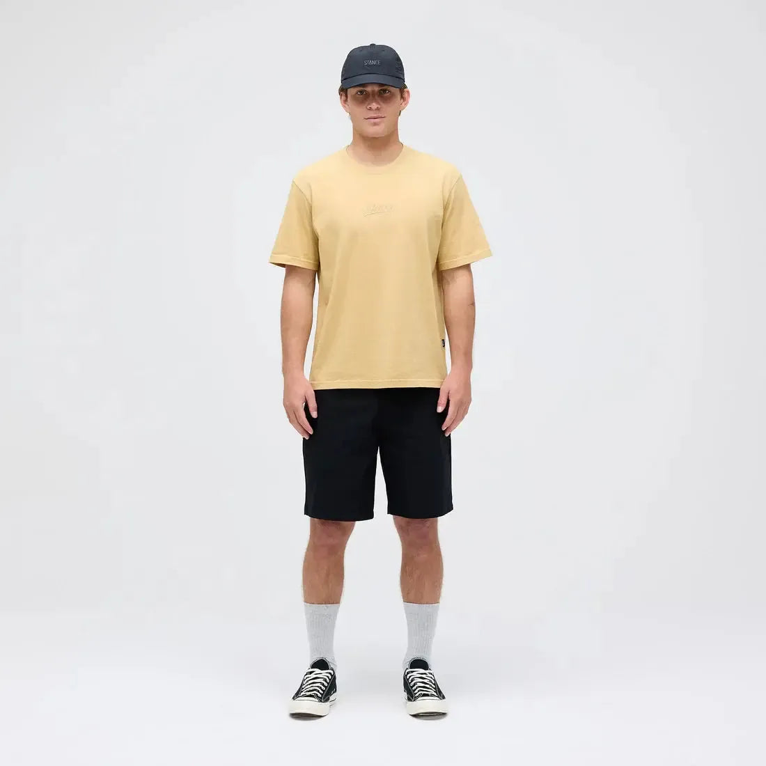 Stance Studio Organic Cotton T-shirt Khaki