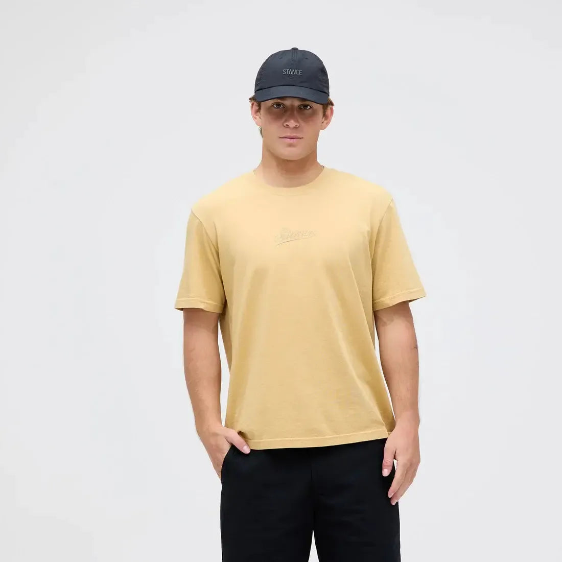 Stance Studio Organic Cotton T-shirt Khaki