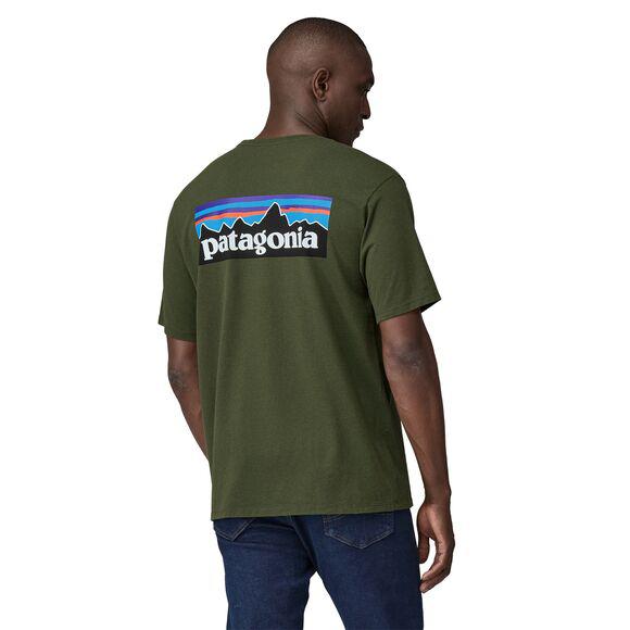 Patagonia Men's P‐6 Logo Responsibili‐Tee Torrey Pine Green