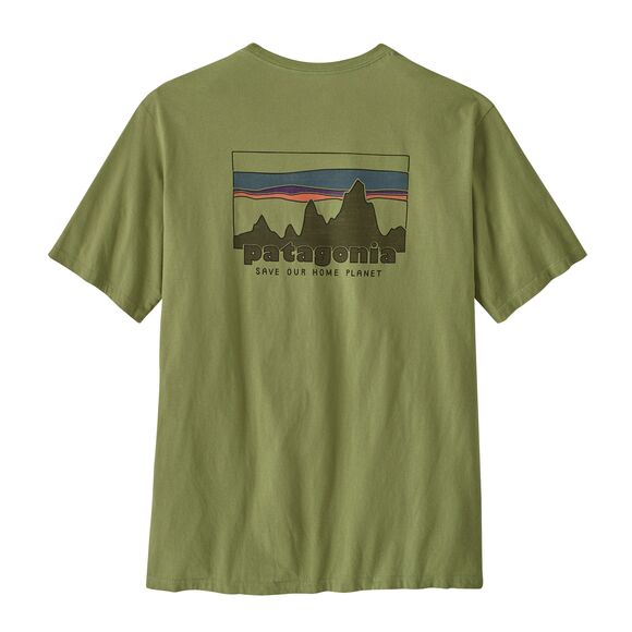 Patagonia Men's '73 Skyline Organic T-Shirt Buckhorn Green