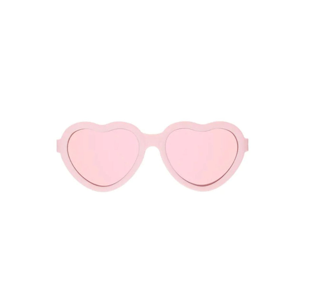 Babiators Original Mirrored Heart Sunglasses Ballerina Pink